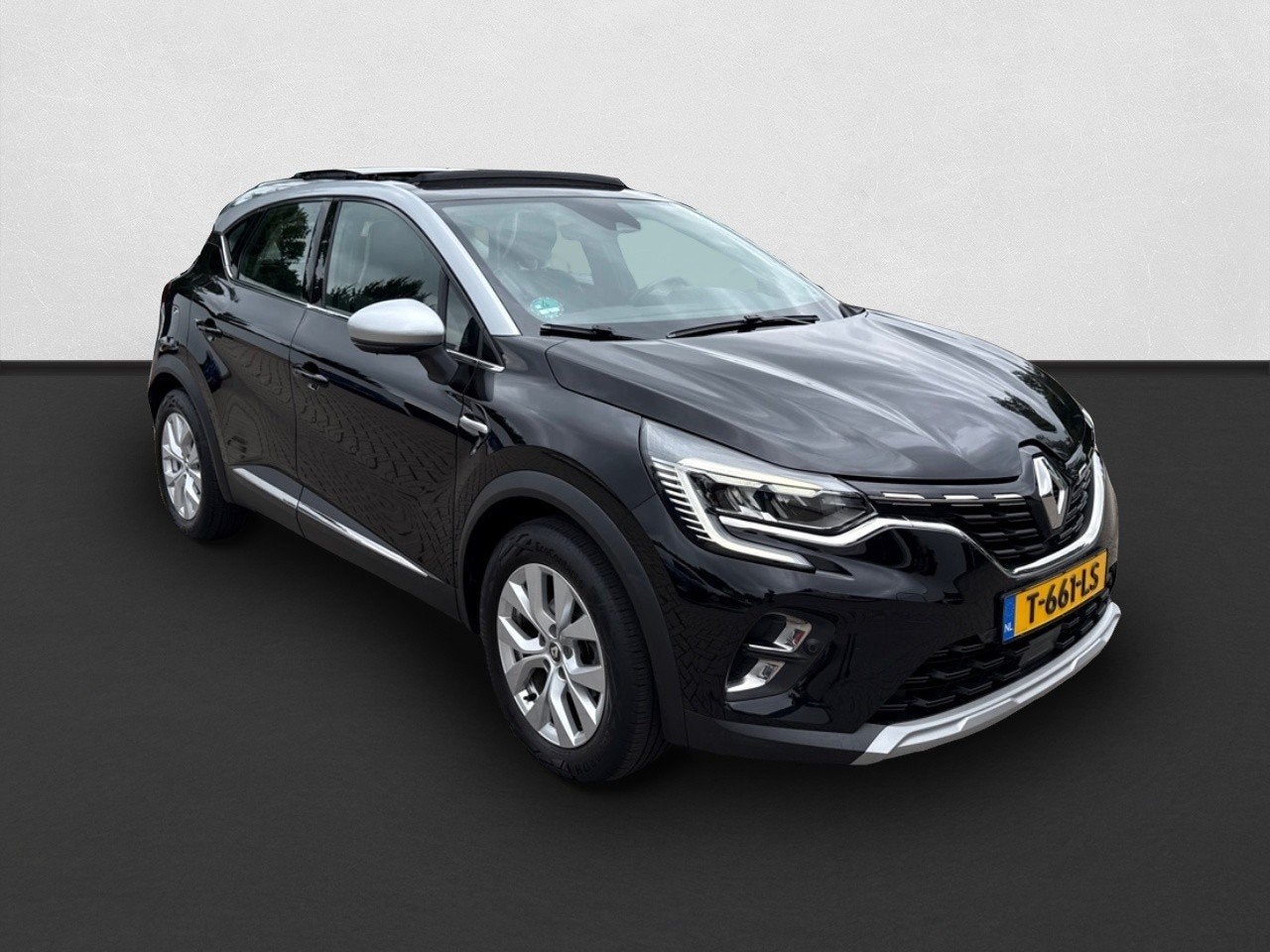 Renault Captur 1.3 TCe 155 Intens EDC AUTOMAAT / PANORAMADAK, Auto's, Gebruikt, Euro 6, 4 cilinders, Leder en Stof