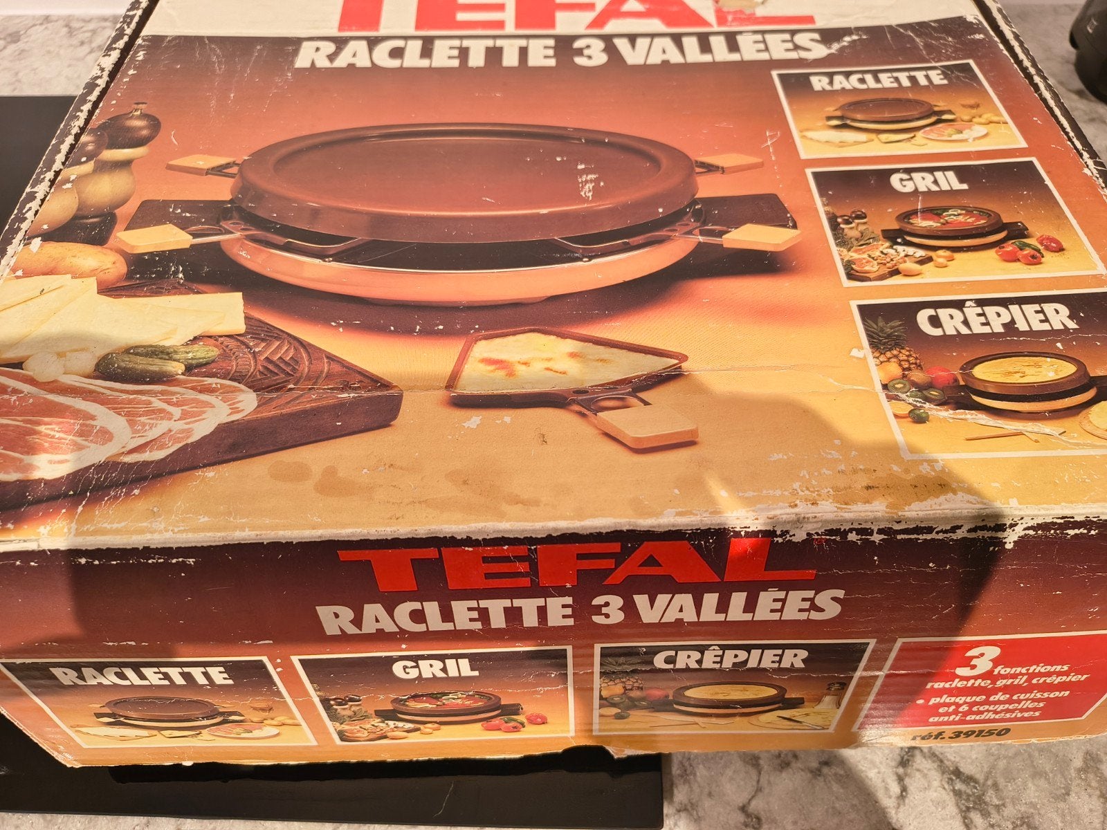 Tefal Raclette 3 Vallées - Raclette, Grill & Crêpière, Ophalen of Verzenden