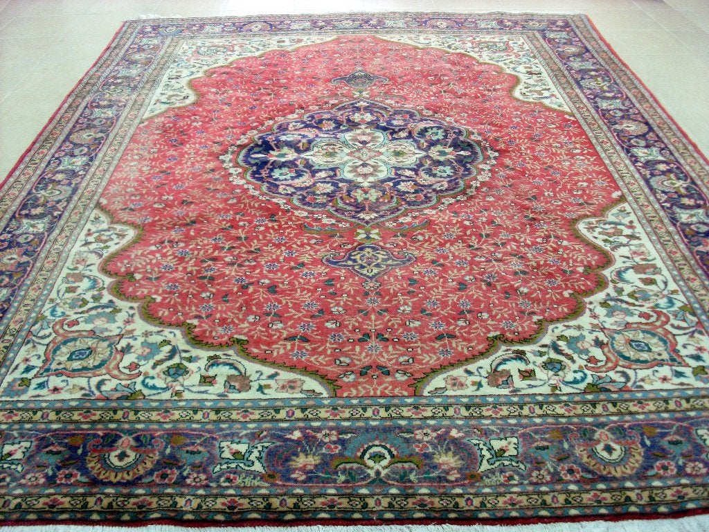 Oosters Perzisch tapijt Tabriz 350x252 Kleed/mat/50%korting, Www.simatapijten.nl, 200 cm of meer, Ophalen of Verzenden, 200 cm of meer