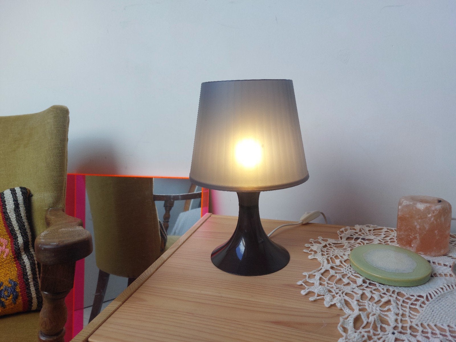 Vintage Tafellamp IKEA, Huis en Inrichting, Gebruikt, 50 tot 75 cm, Vintage, Ophalen of Verzenden