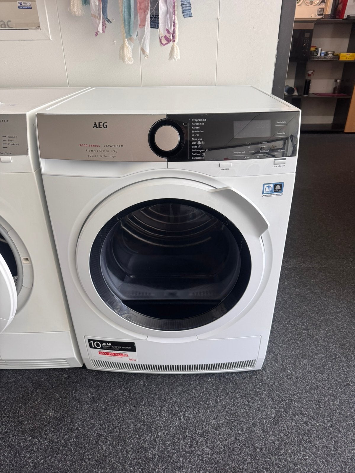 AEG 9000 SERIE WARMTEPOMPDROGER 8 KG met 1 jaar garantie