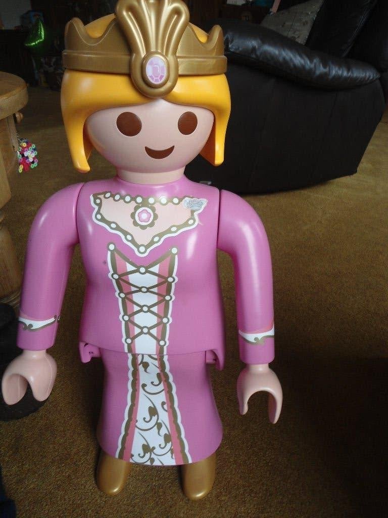 Grote Playmobil prinses pop 60 cm hoog kan staan en zitten., Ophalen of Verzenden, Zo goed als nieuw, Pop