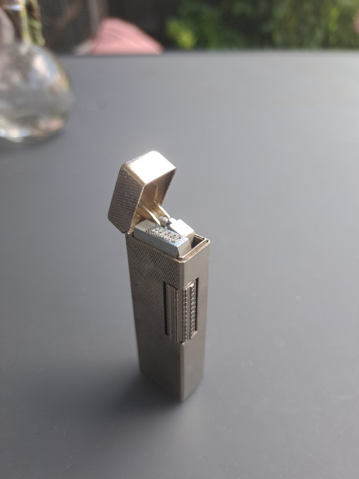 Vintage Colibri aansteker - Gebruikt, Verzamelen, Ophalen of Verzenden, Gebruikt, Aansteker