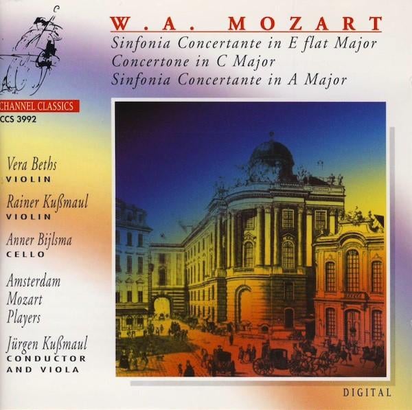 MOZART Sinfonia concertante CD BYLSMA CHANNEL C. NIEUWSTAAT, Ophalen of Verzenden, Classicisme, Zo goed als nieuw, Kamermuziek