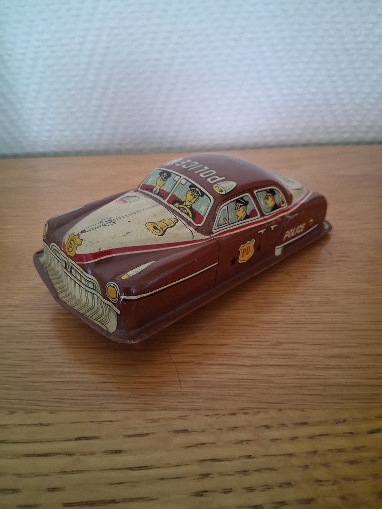 Vintage police car Ko Japan, Ophalen of Verzenden, Gebruikt