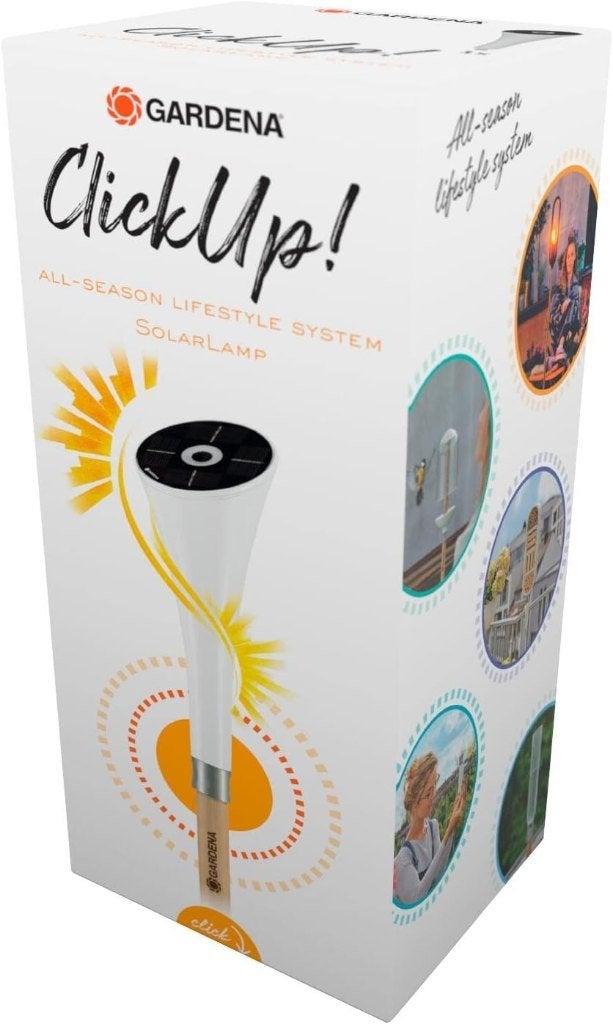 Gardena Clickup! Solarlamp - Nieuw - Korting bij aantallen, Tuin en Terras, Zonne-energie, Kunststof, Minder dan 50 watt, Overige typen