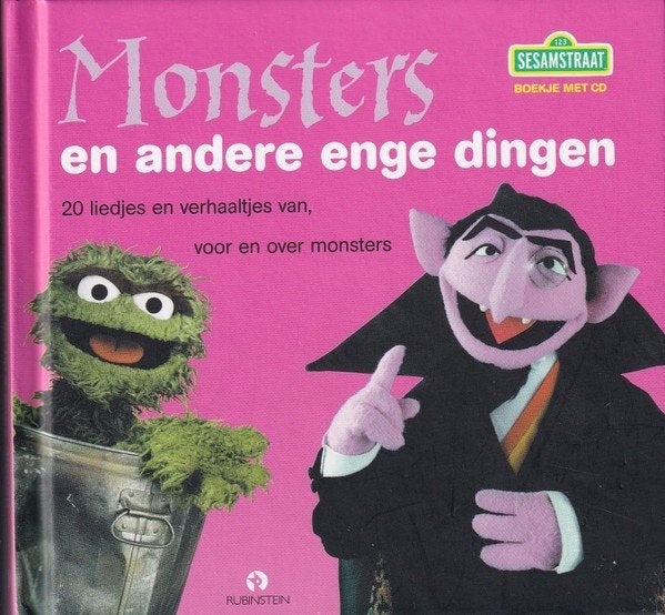 Monsters en andere enge dingen - CD ( Sesamstraat ), Cd's en Dvd's, Ophalen of Verzenden, Zo goed als nieuw