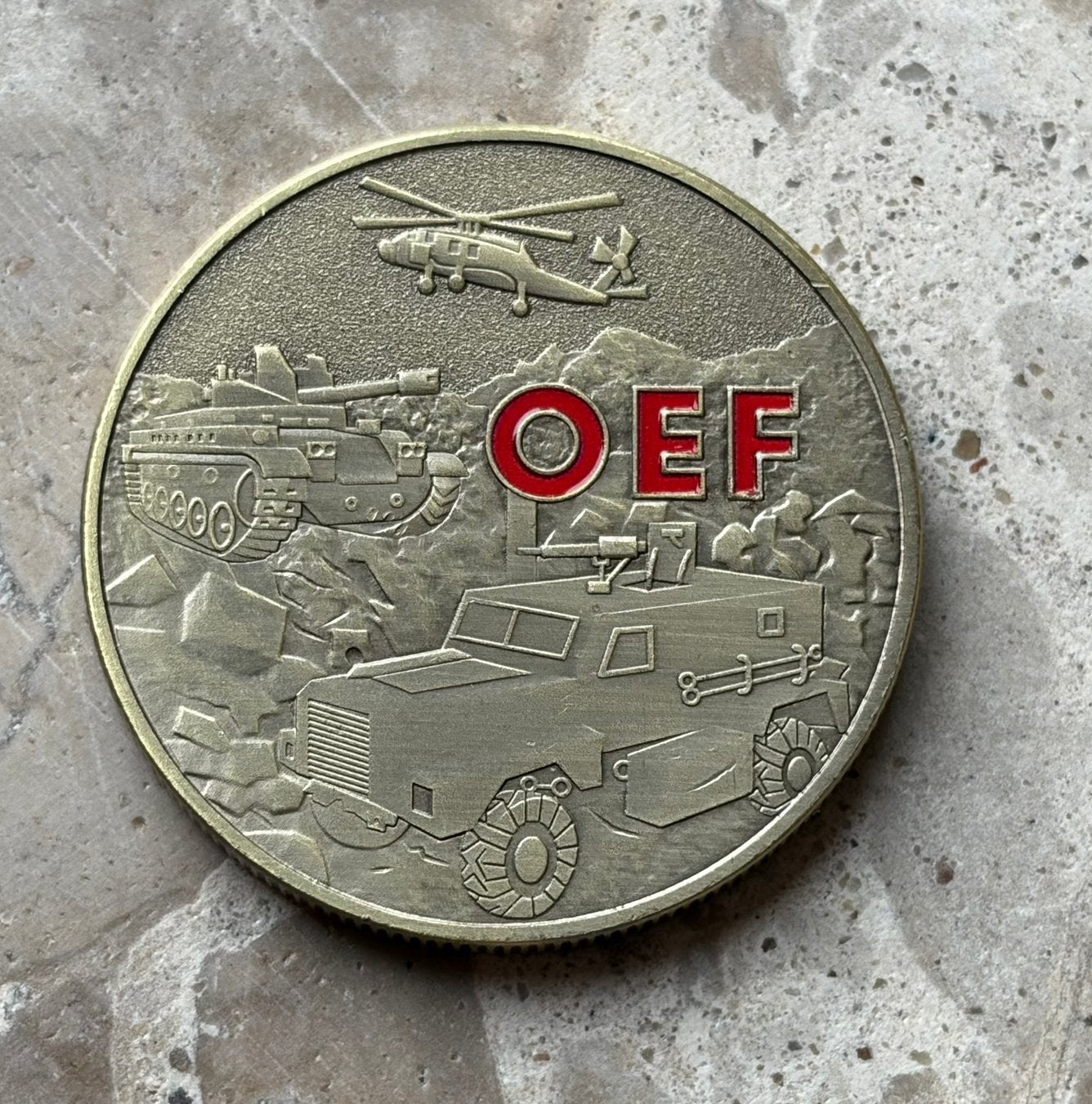 US Army Operation Enduring Freedom Afghanistan coin, Verzamelen, Militaria | Algemeen, Ophalen, Landmacht, Amerika, Embleem of Badge