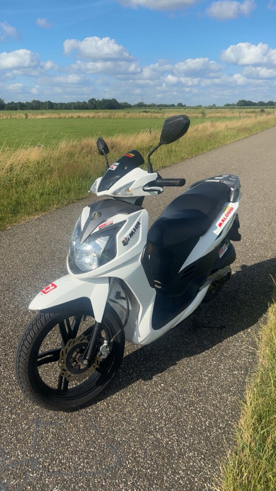 Sym Symphony SR50 Scooter - Wit, Goed Onderhouden, Ophalen of Verzenden, Gebruikt, Benzine, SYM