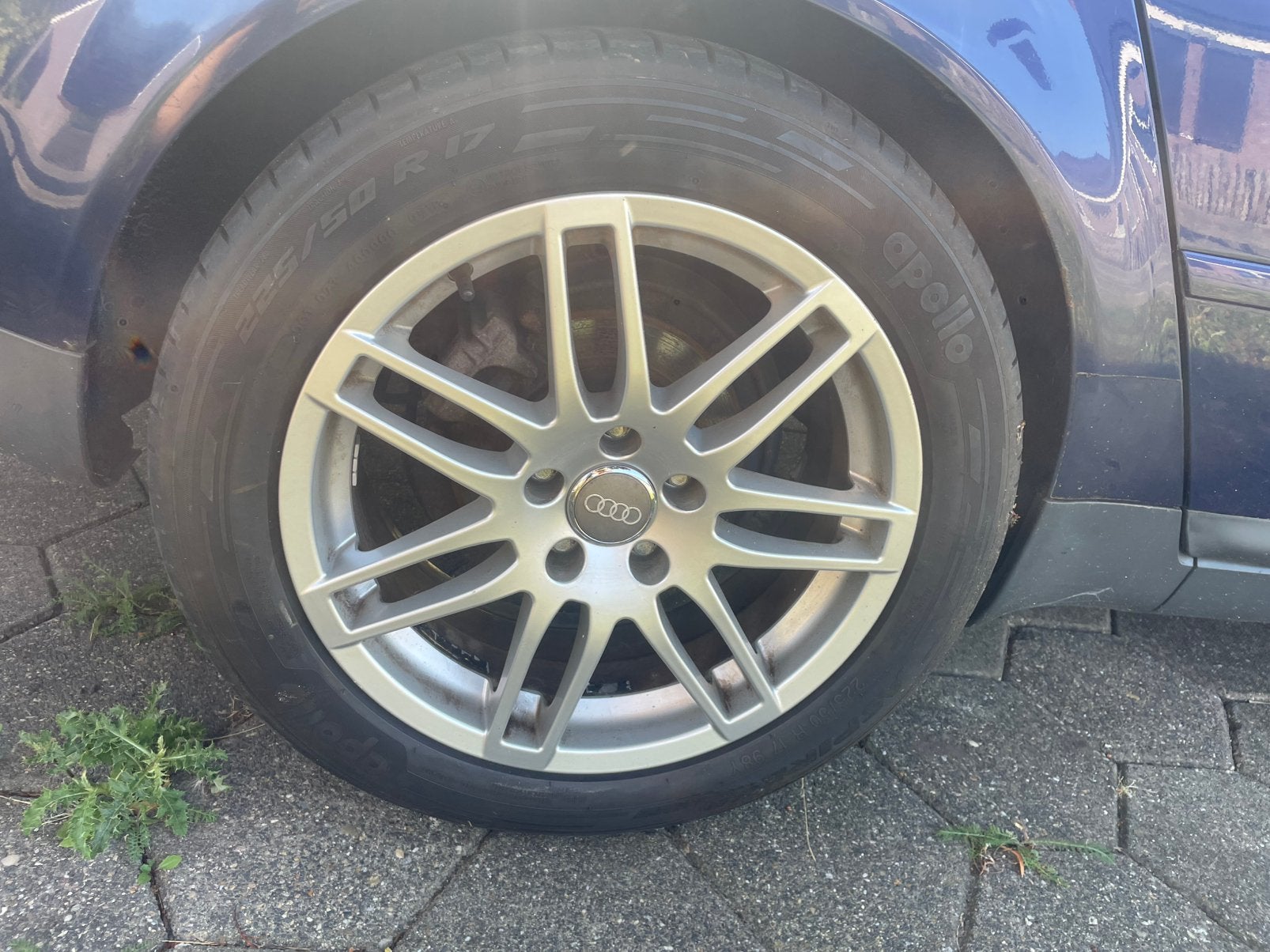 Velgen met zomerbanden Audi 225 50 17 98Y, Auto-onderdelen, Ophalen, 17 inch, Zomerbanden, 225 mm