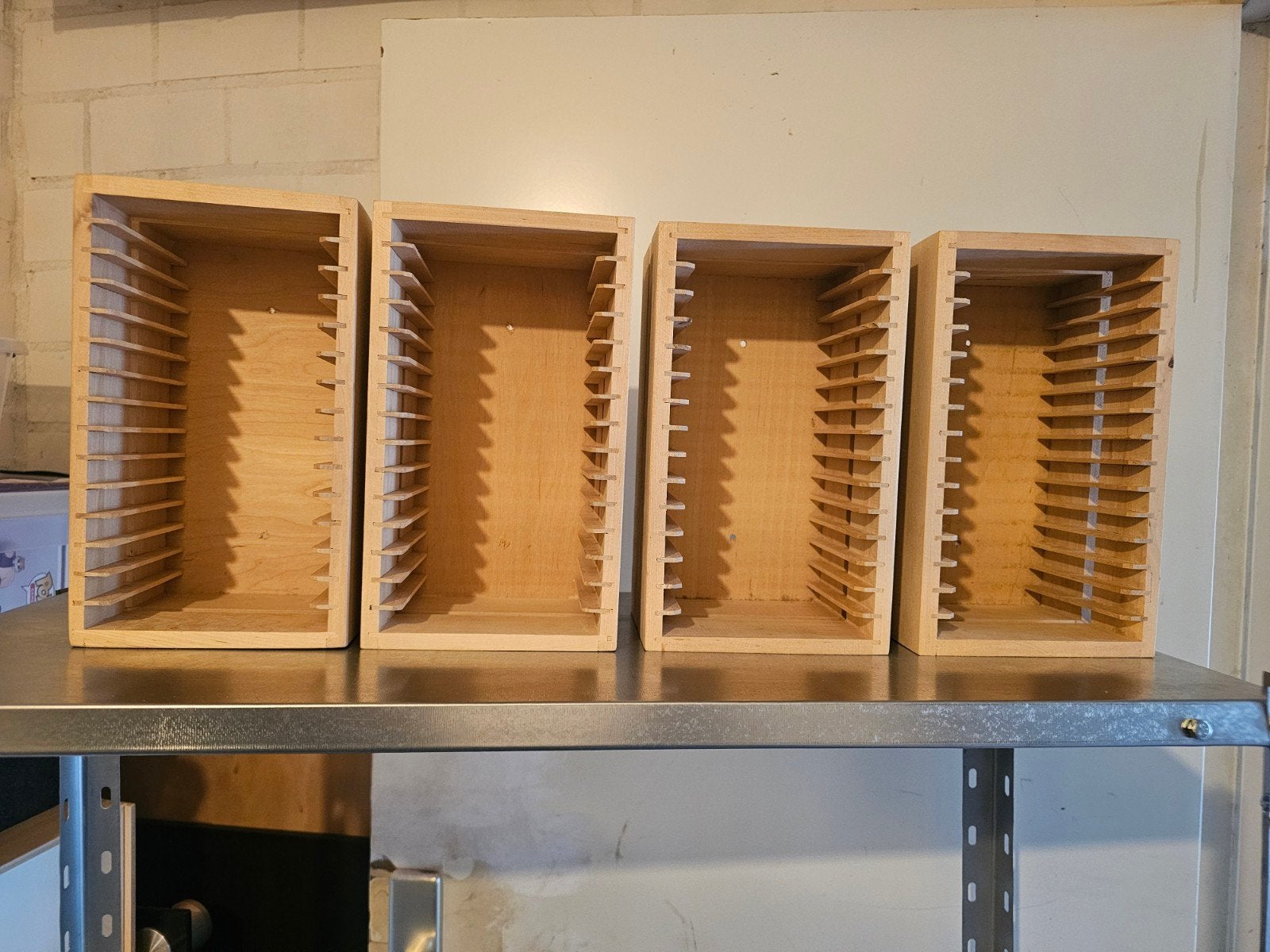 4x Vintage IKEA CD rekken, Gebruikt, 150 discs of meer, Ophalen of Verzenden, Hout