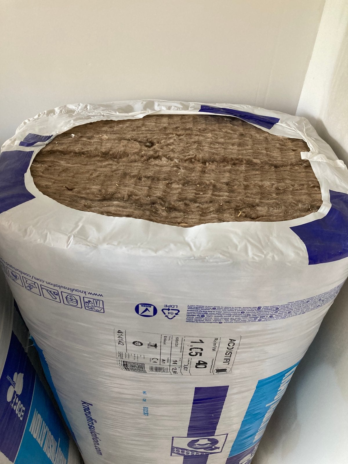 Knauf aucostifit 40mm, Ophalen, Zo goed als nieuw, Glaswol, 4 tot 8 cm