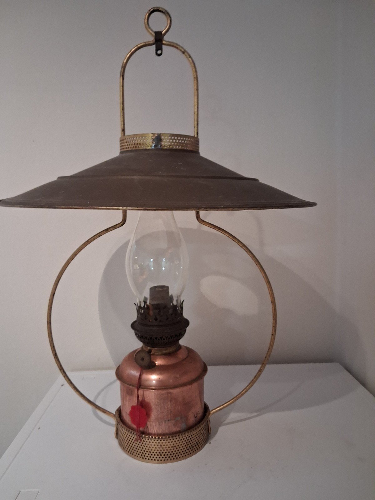 olie lamp, Ophalen
