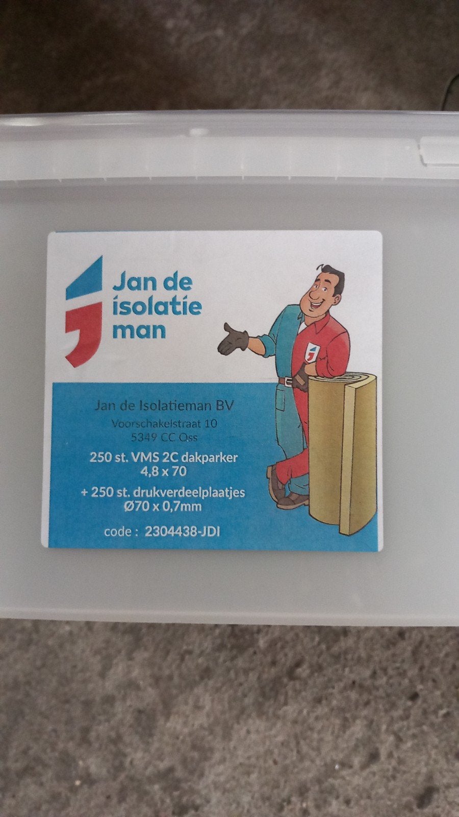 Dakparkers en drukverdeelplaatjes 4,8 x 70 mm, Doe-het-zelf en Verbouw, IJzerwaren en Bevestigingsmiddelen, Ophalen, Nieuw, 50 tot 100 mm