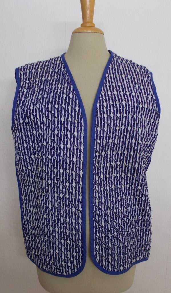 100% katoen handgemaakt Scandinavische look gilet! XL, Kleding | Dames, Maat 46/48 (XL) of groter, Zo goed als nieuw, Zonder mouw