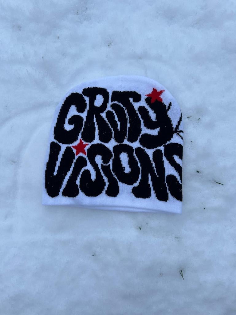 Trending Beanie – [Wit Gravity Vision] – €5, Ophalen of Verzenden, Nieuw, Overige maten, Muts