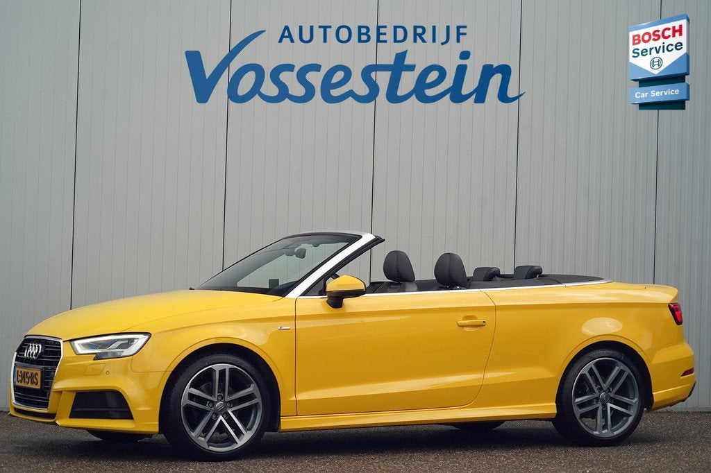Audi A3 Cabriolet 1.5 TFSI CoD Sport S Line Edition / Vegasg, 730 kg, 4 cilinders, 4 stoelen, 19 km/l
