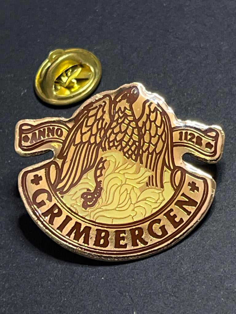 Grimbergen Bier Pin - Anno 1128, Ophalen of Verzenden, Zo goed als nieuw