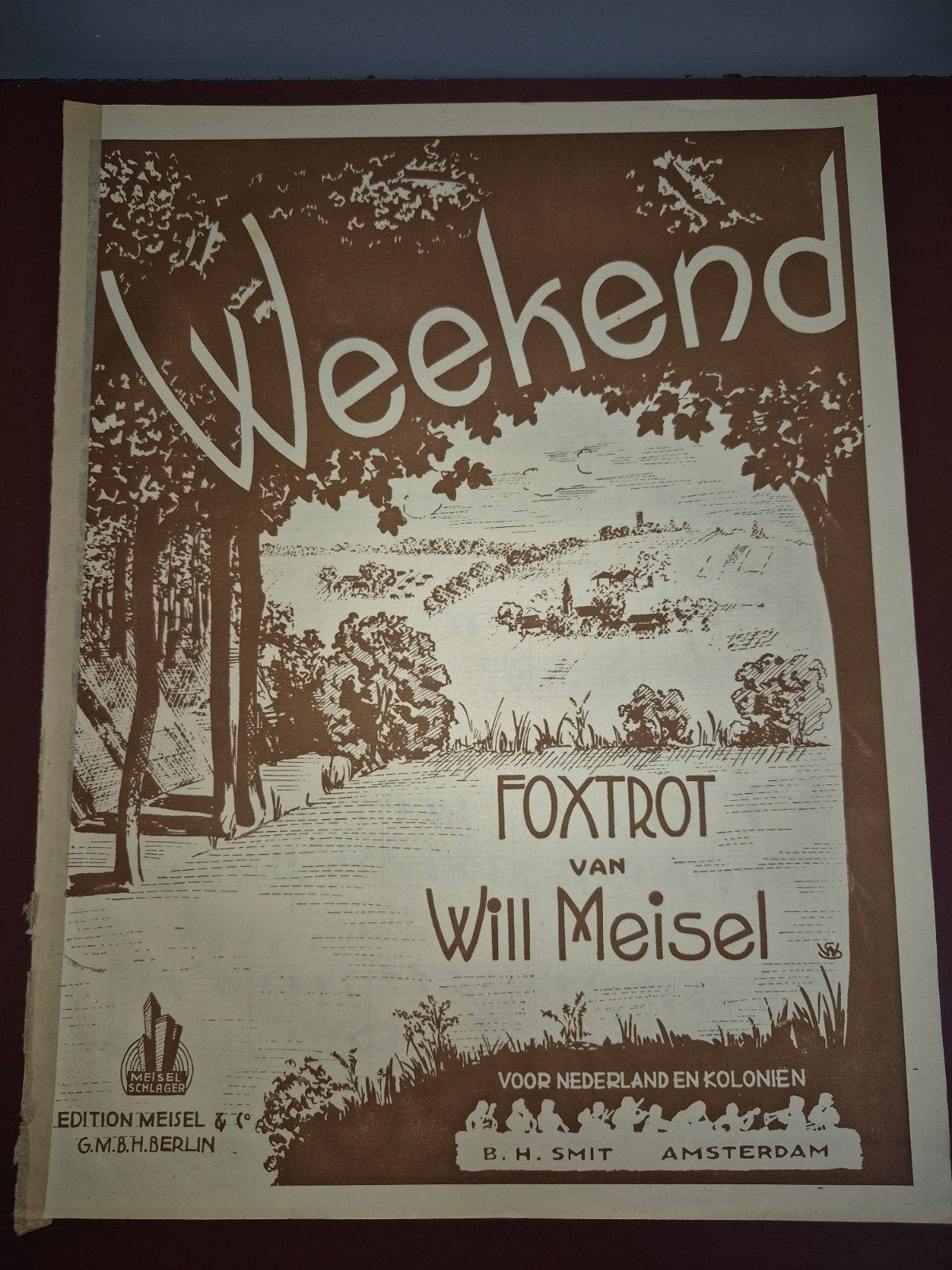 Weekend Foxtrot bladmuziek van Will Meisel, Ophalen of Verzenden