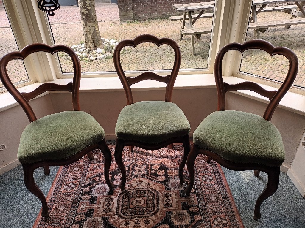 Biedermeier Stoelen / 3 stuks, Ophalen