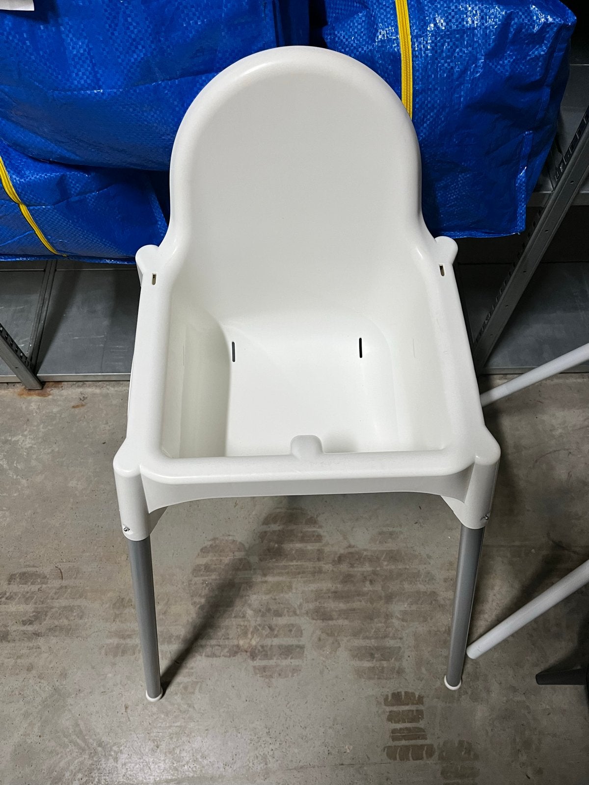 Ikea Antilop kinderstoel - Wit, Ophalen, Gebruikt, Overige typen, Aanschuifbaar