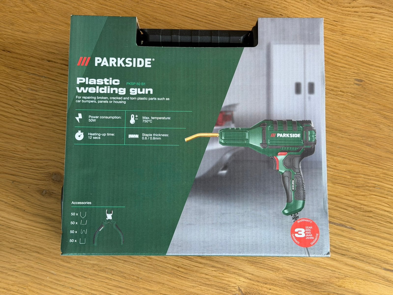 PARKSIDE PKSP 50 kunststof laspistool, nieuw in doos, Ophalen of Verzenden, Nieuw