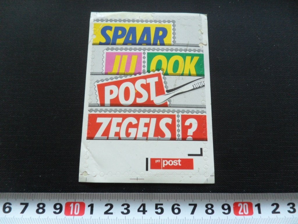 sticker ptt post - spaar jij ook postzegels?, Ophalen of Verzenden, Zo goed als nieuw