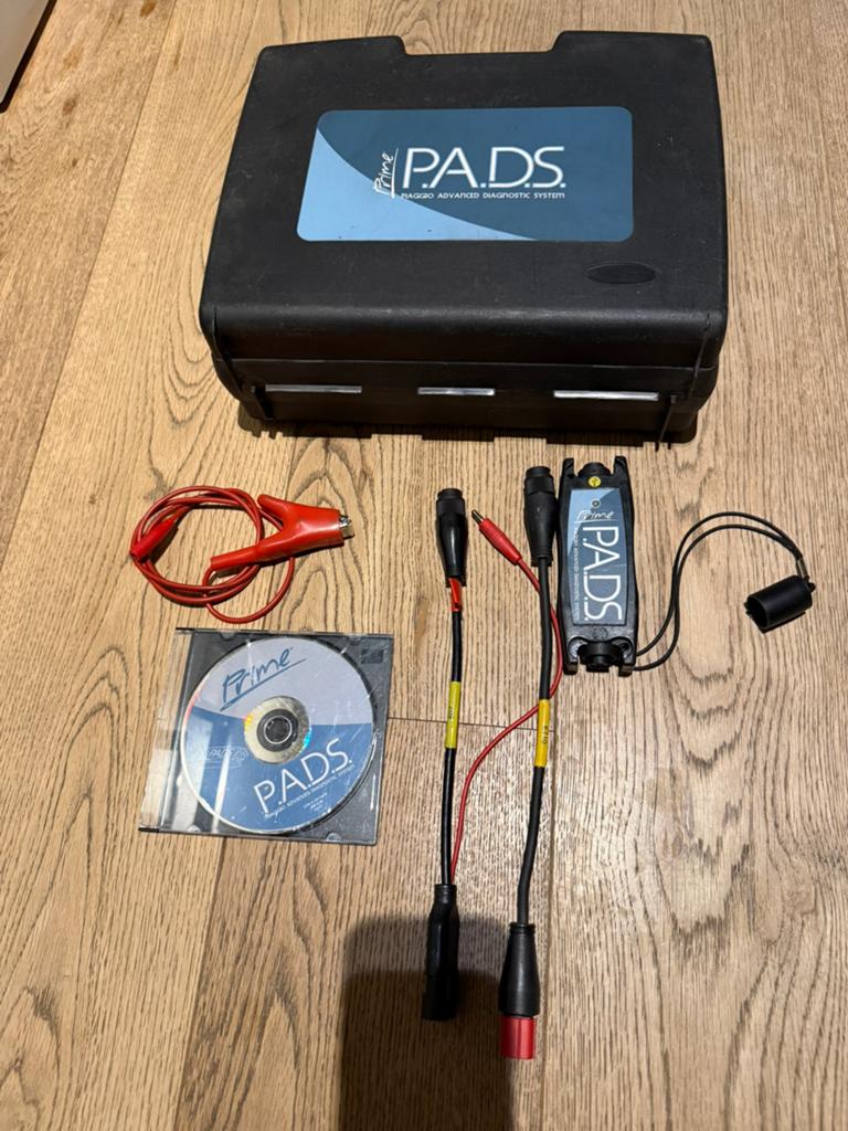 Vespa Piaggio P.A.D.S pads diagnostic system sprint zip mp3, Ophalen of Verzenden, Zo goed als nieuw, Overige typen, Piaggio