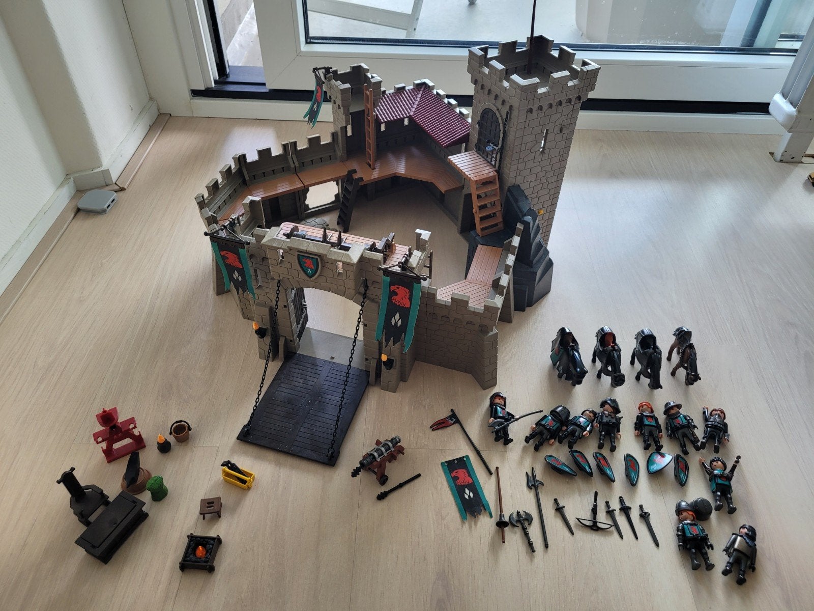 Playmobil kasteel valkenridders 4866, Kinderen en Baby's, Speelgoed | Playmobil, Ophalen, Gebruikt