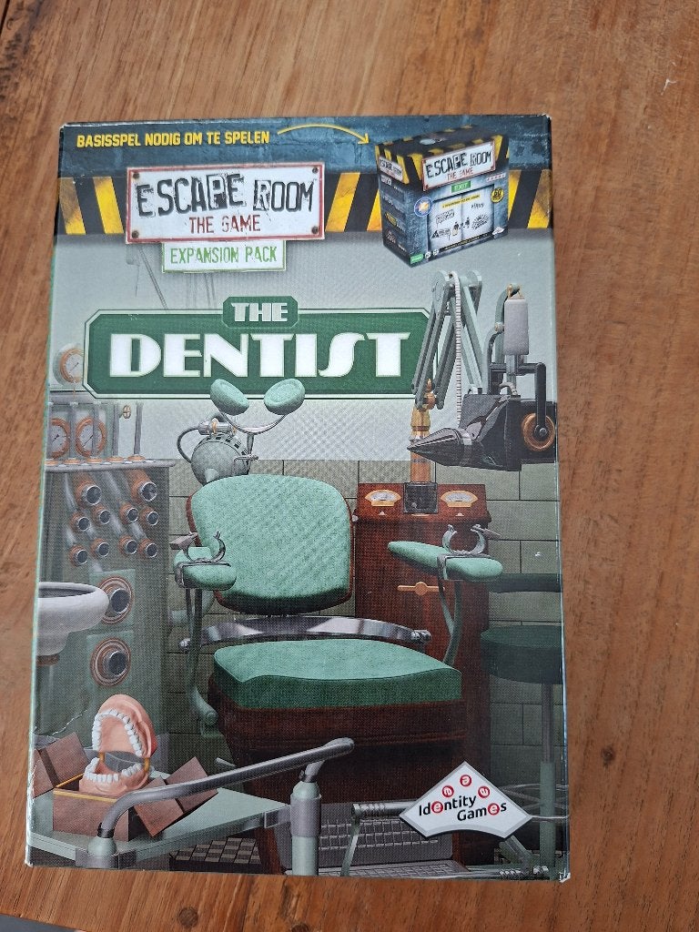 Escape Room the Game: the Dentist (Tandarts), Een of twee spelers, Ophalen of Verzenden, Zo goed als nieuw, Identity Games