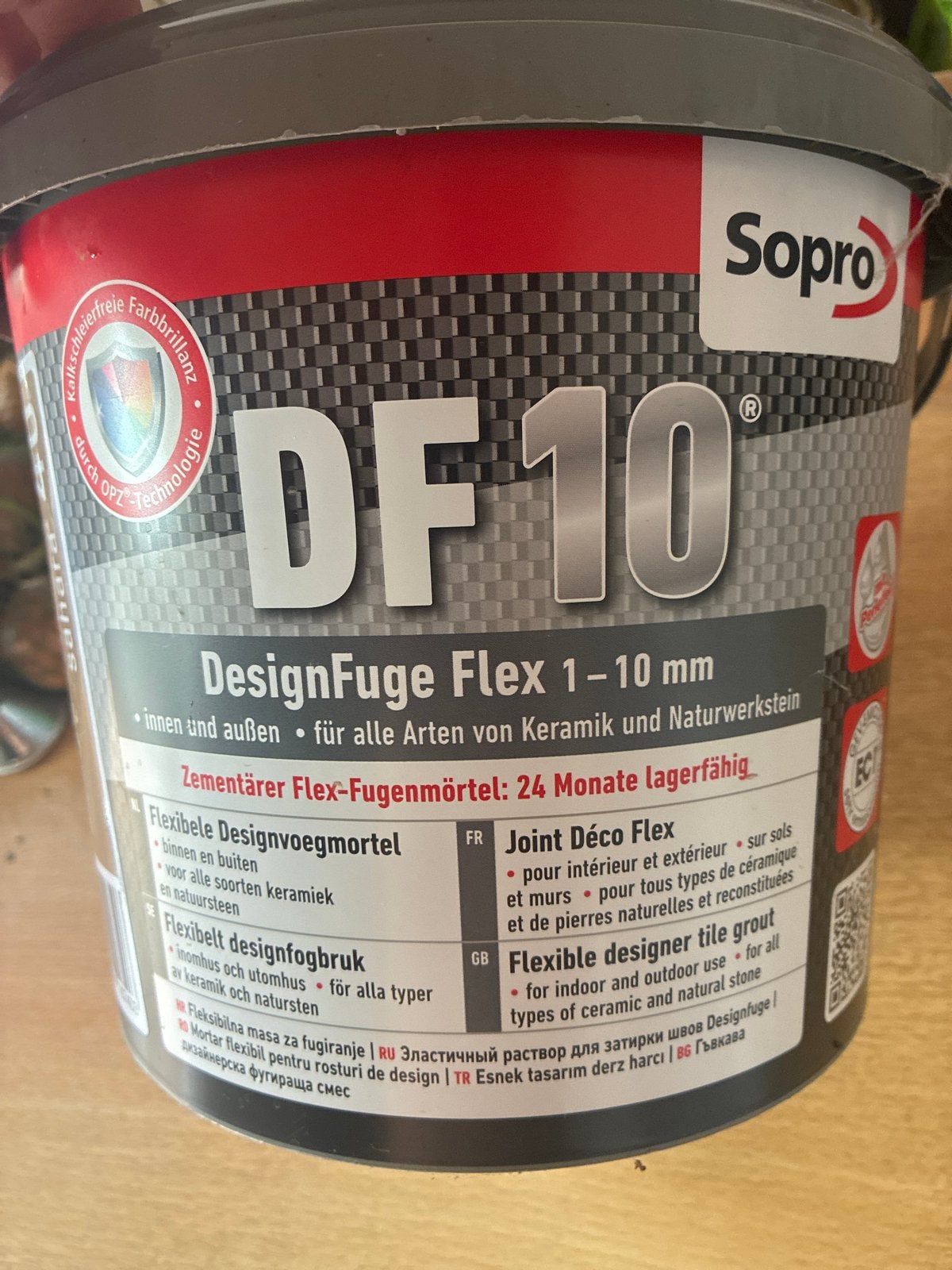 Sopro DF10 DesignFuge Flex Voegmortel Sahara 40, Doe-het-zelf en Verbouw, Tegels, Ophalen, Overige typen, Nieuw, Minder dan 20 cm