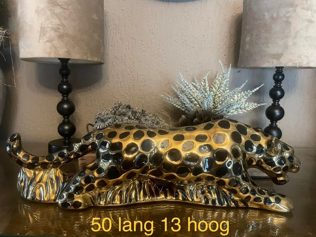 Panter goud zwart, Ophalen of Verzenden, Zo goed als nieuw