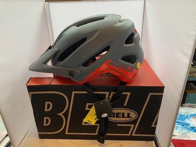 BELL 4Forty ATB MIPS Helm, Grey/Red, maat L nieuw, Fietsen en Brommers, Nieuw, Ophalen of Verzenden, Bell, L
