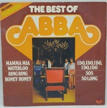 ABBA - The Best Of ABBA LP (Polydor 2490 153), LP, Gebruikt, Pop, Ophalen of Verzenden