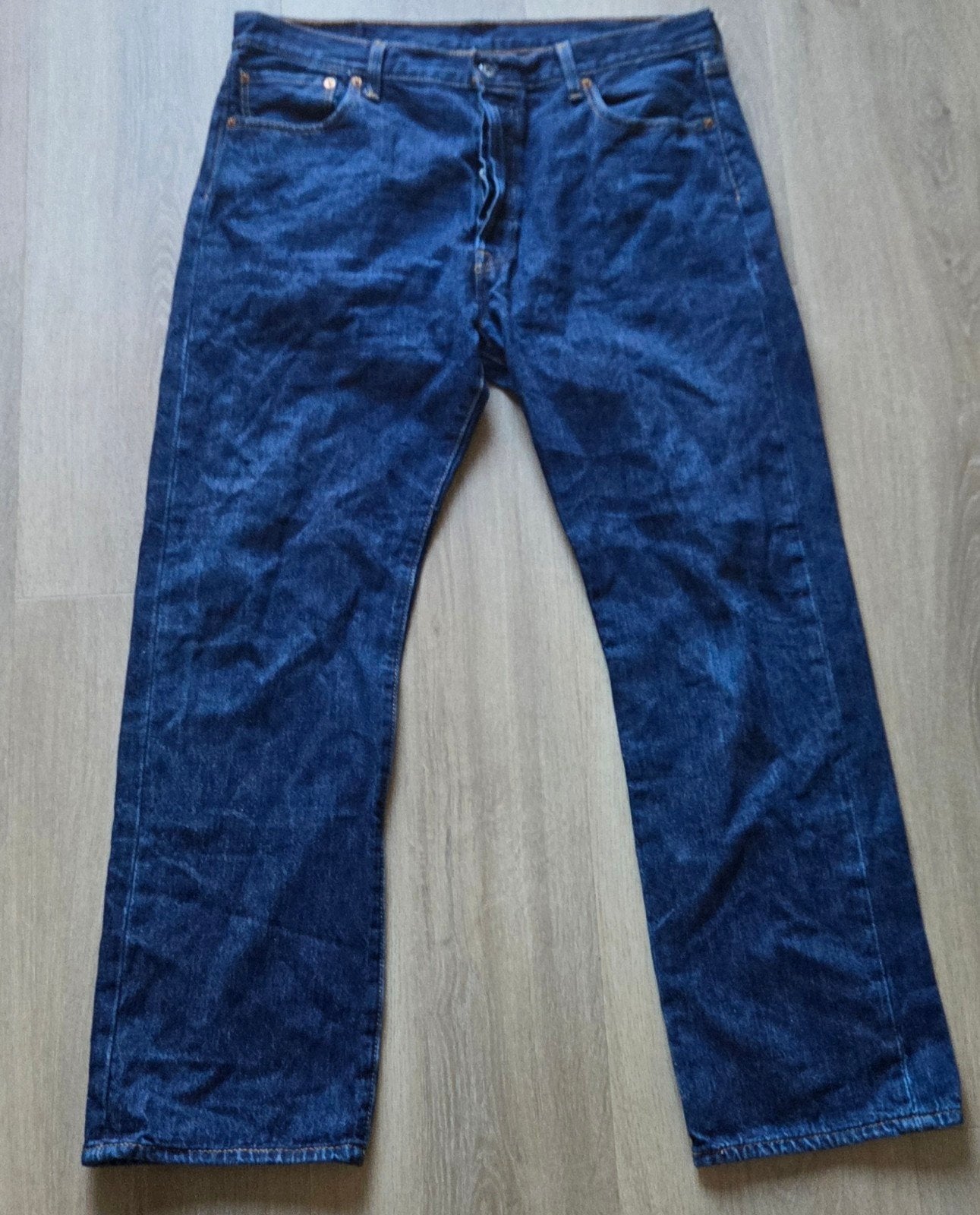Levi's 501 Jeans W36 L30 - Zo goed als nieuw, W36 - W38 (confectie 52/54), Levi's, Blauw, Ophalen of Verzenden