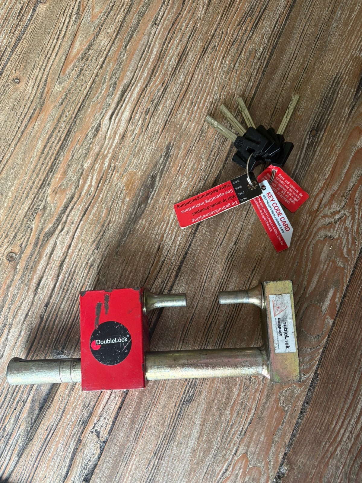 Disselslot doublelock voor caravan, Ophalen of Verzenden, Zo goed als nieuw