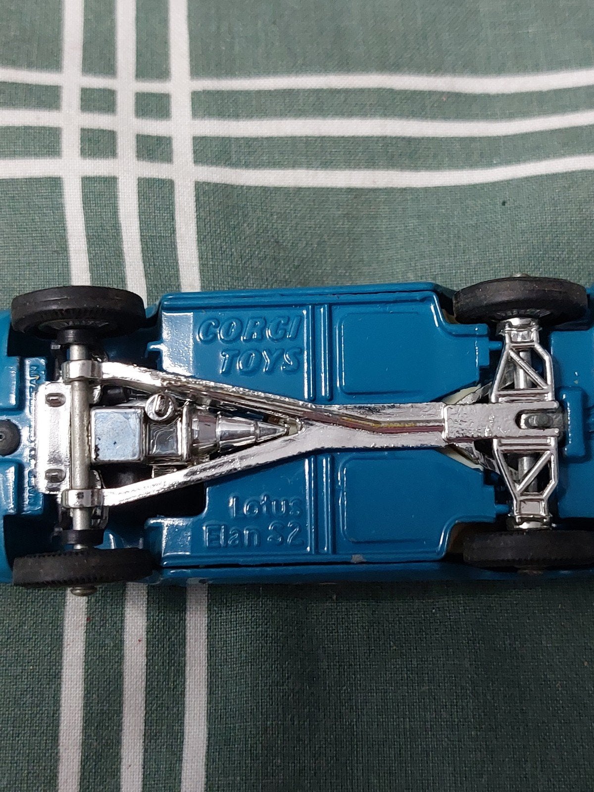 Vintage Corgi Toys Lotus Elan S2 modelauto - Blauw, Overige merken, Gebruikt, 1:50 of kleiner, Auto