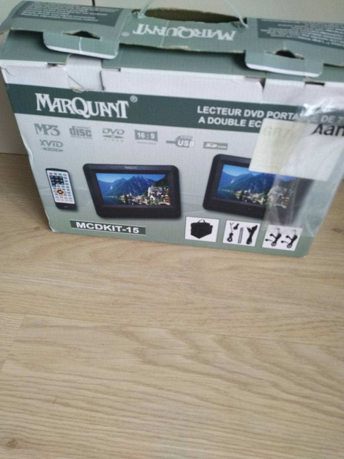Marquant MCDKIT-15 Draagbare DVD-speler met dubbel scherm, Draagbaar, Nieuw, Ophalen, Overige merken
