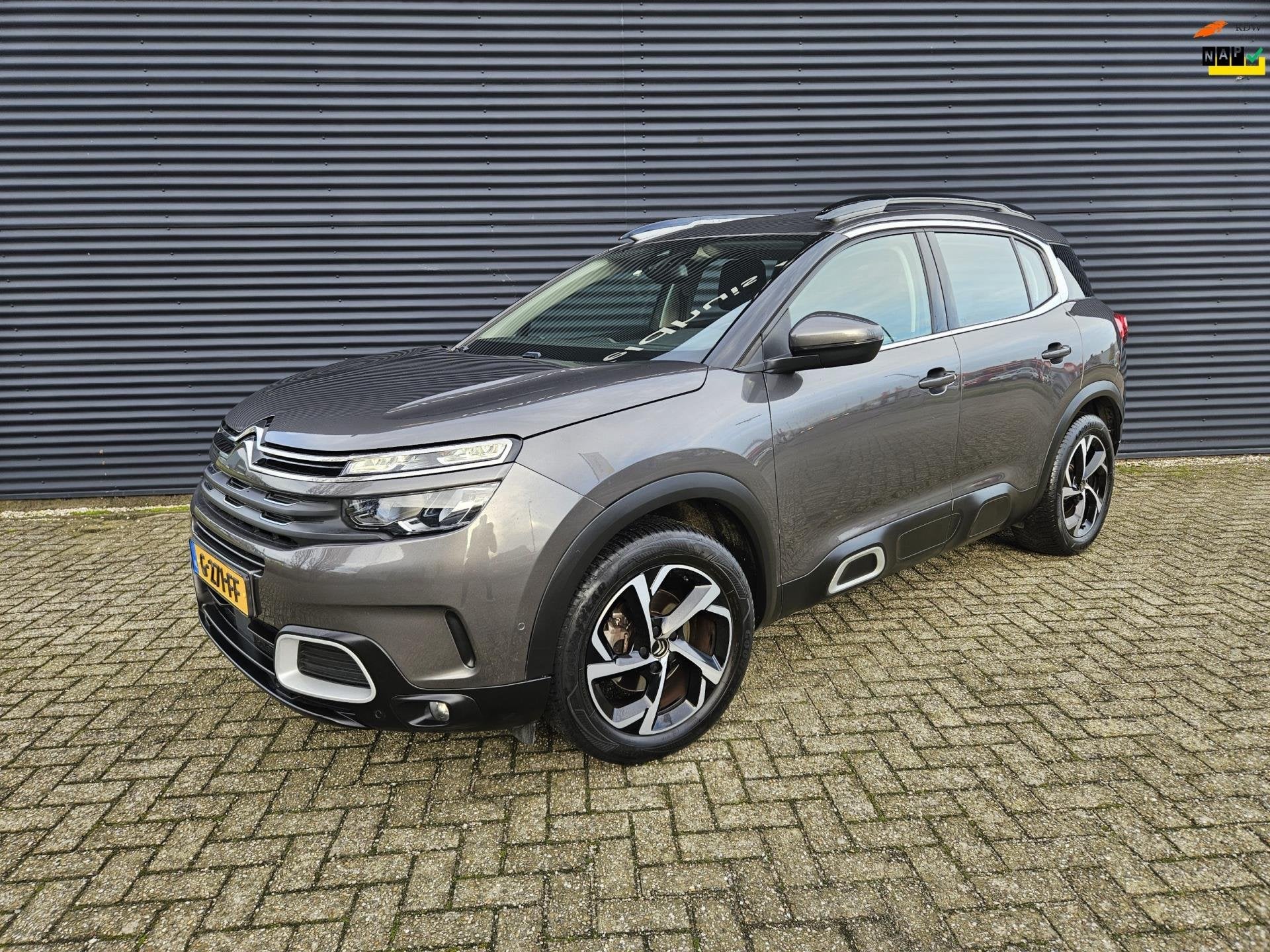 Citroen C5 Aircross - 1.2 Gris Platinum | NAV | CAM | DAB!, Auto's, Voorwielaandrijving, Stof, Gebruikt, C5 Aircross