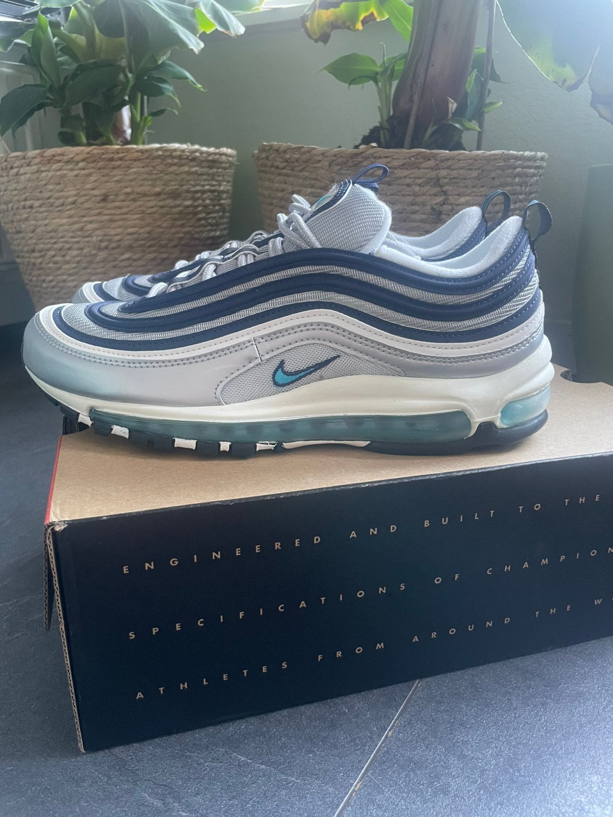 Nike Air Max 97 Chlorine! Nieuw! Maat 43! OG, Overige kleuren, Nieuw, Ophalen of Verzenden, Sneakers of Gympen