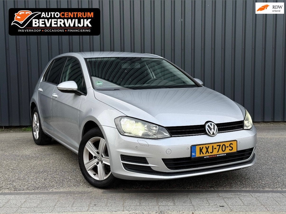 Volkswagen GOLF 1.2 TSI 105pk Highline 2013 Grijs Navi Clima, Voorwielaandrijving, Euro 5, Stof, Gebruikt