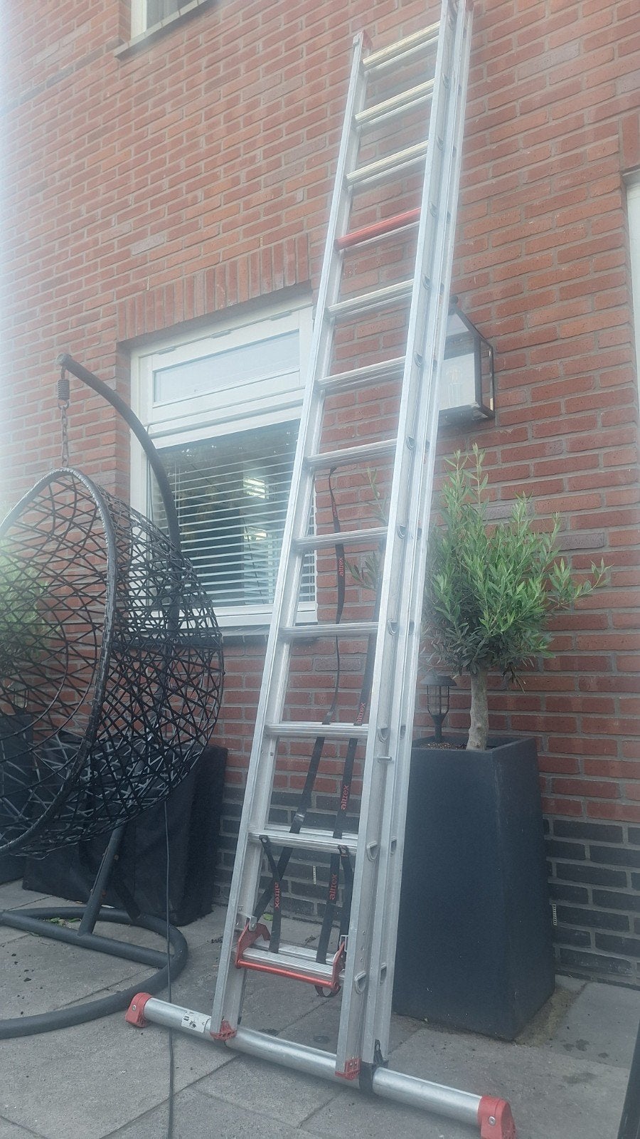 Altrex All Round AR 2060 2x12 Reformladder, Doe-het-zelf en Verbouw, Ophalen, Zo goed als nieuw, Ladder, Opvouwbaar of Inschuifbaar