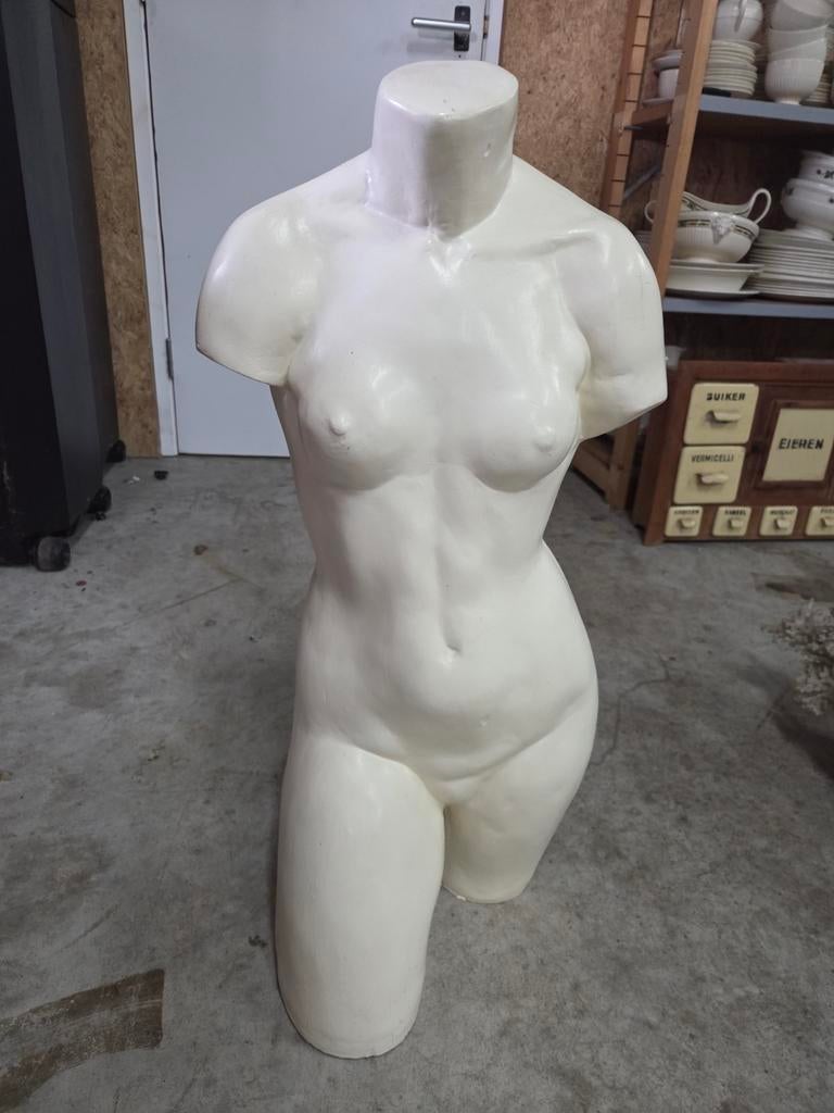 Wit torso beeld vrouw, Ophalen