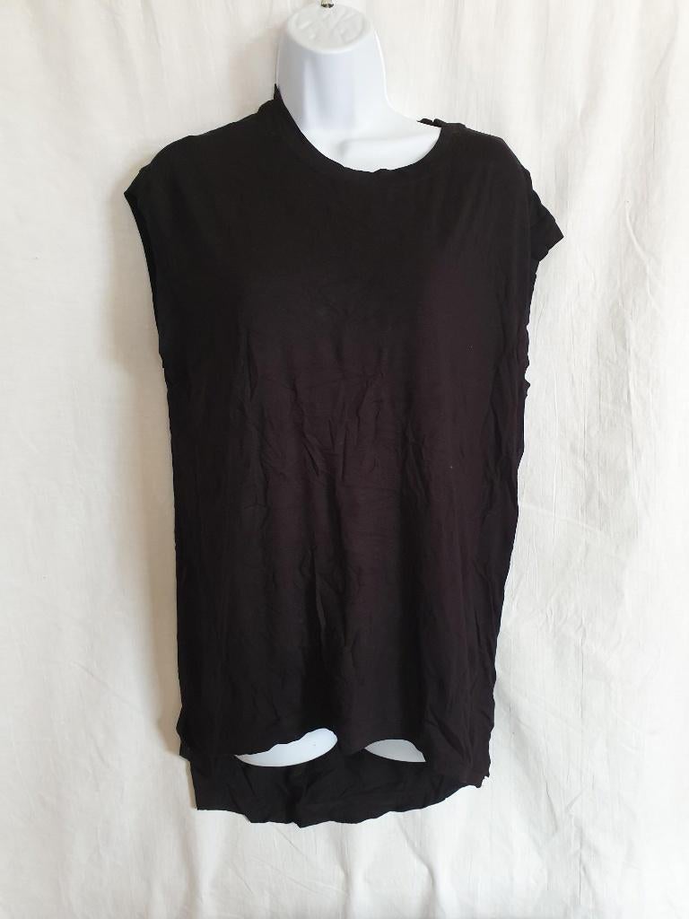 Stoer zwart shirt, wijd model mt M merk AllSaints, Maat 38/40 (M), ., Zwart, Ophalen of Verzenden