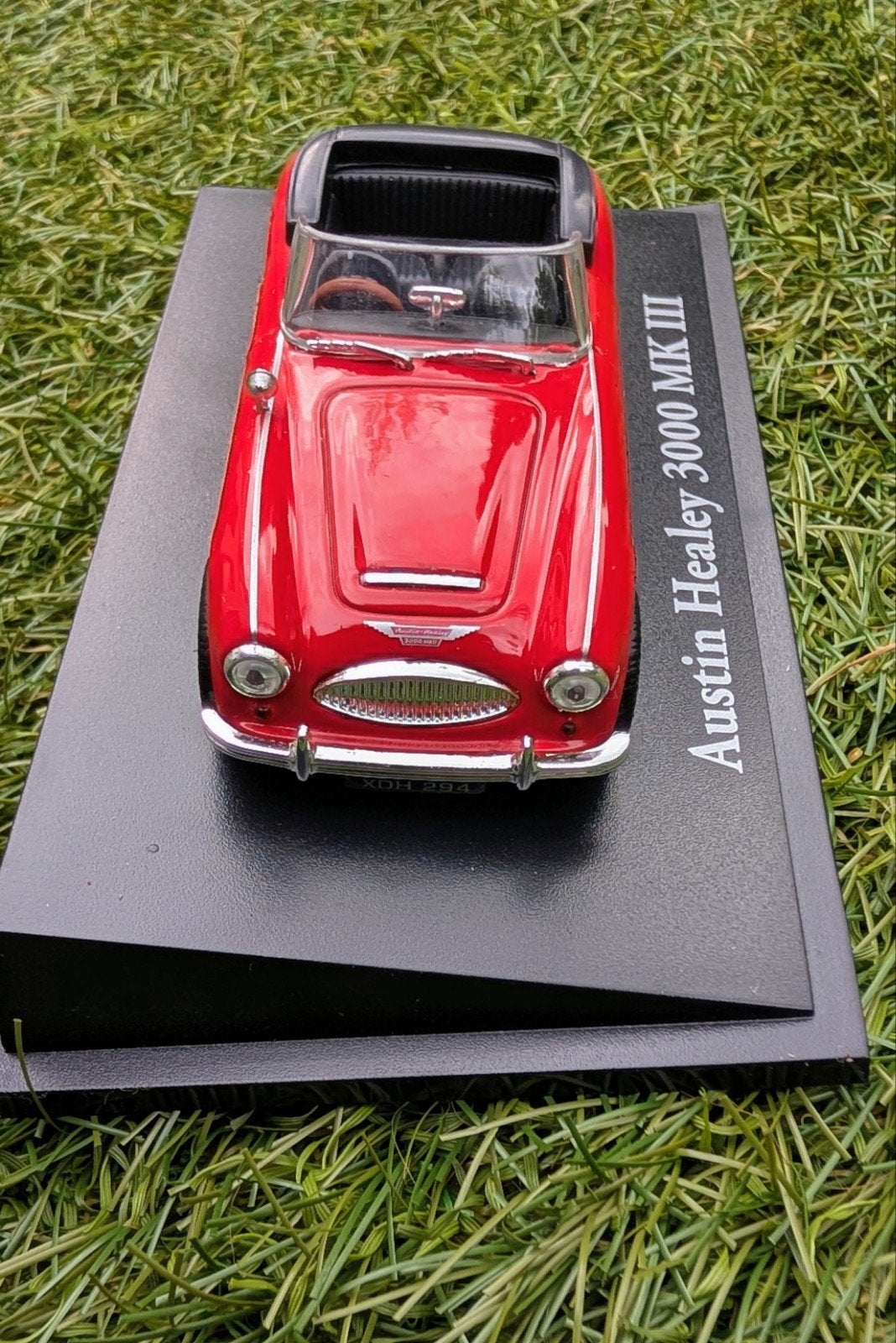 Austin Healey 3000 MK III schaalmodel - Atlas Editions, Ophalen of Verzenden, Zo goed als nieuw, Auto, Overige merken
