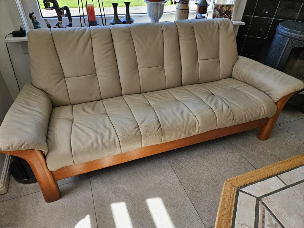 Ekornes Noorse meubels, Ophalen, 125 cm of meer, Zo goed als nieuw, 75 tot 100 cm