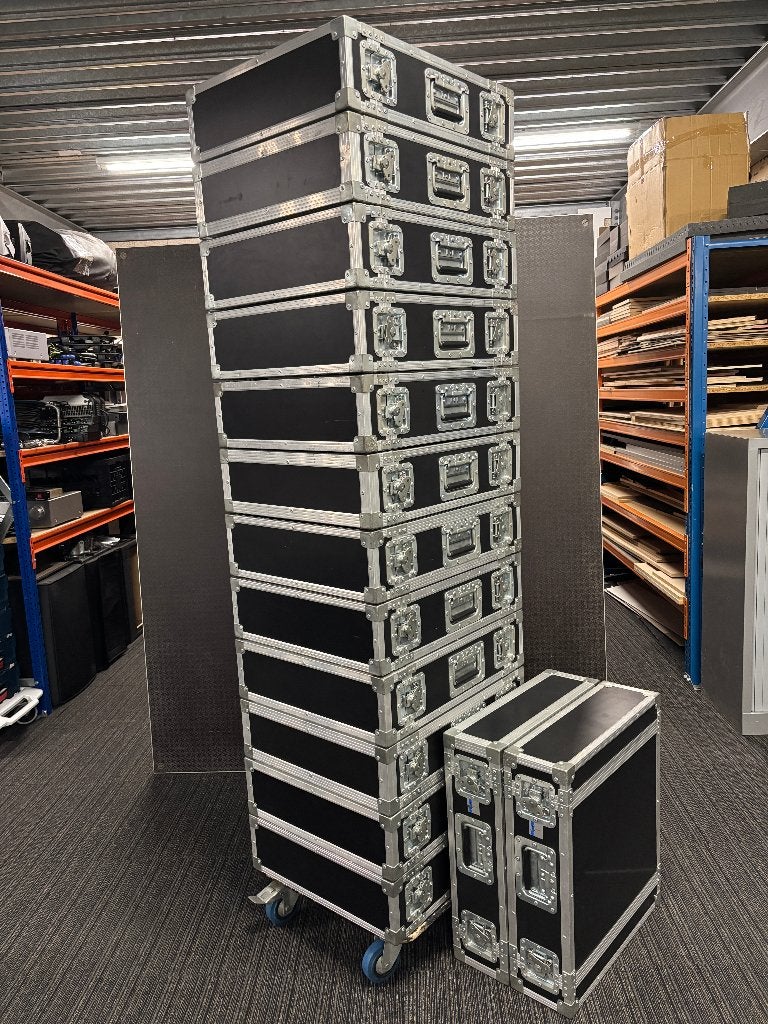 14x  3HE Rack Flightcase, Muziek en Instrumenten, Behuizingen en Koffers, Ophalen, Dfb, -, -