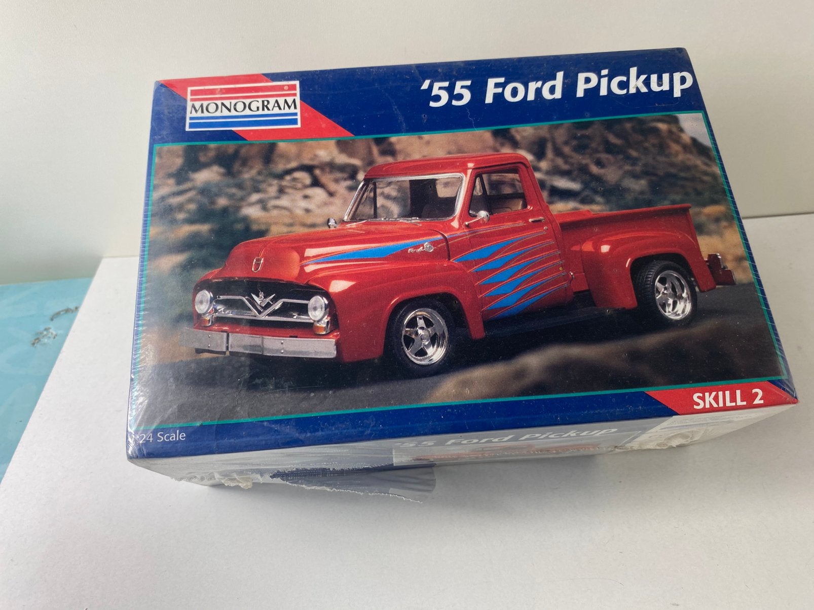 Ford pick up ‘55-new in seal-MONOGRAM, Hobby en Vrije tijd, Modelbouw | Auto's en Voertuigen, Auto, Groter dan 1:32, Nieuw, Ophalen of Verzenden