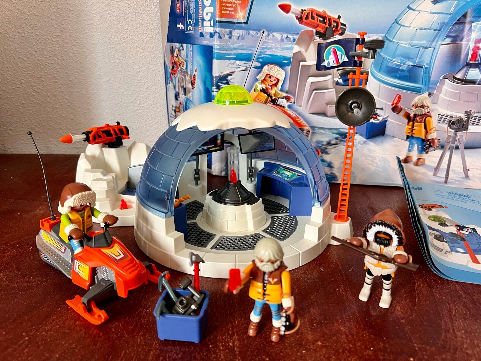 Playmobil Action Poolexpeditie Hoofdkwartier 9055 & 9059, Kinderen en Baby's, Gebruikt, Complete set, Overige typen, Ophalen of Verzenden