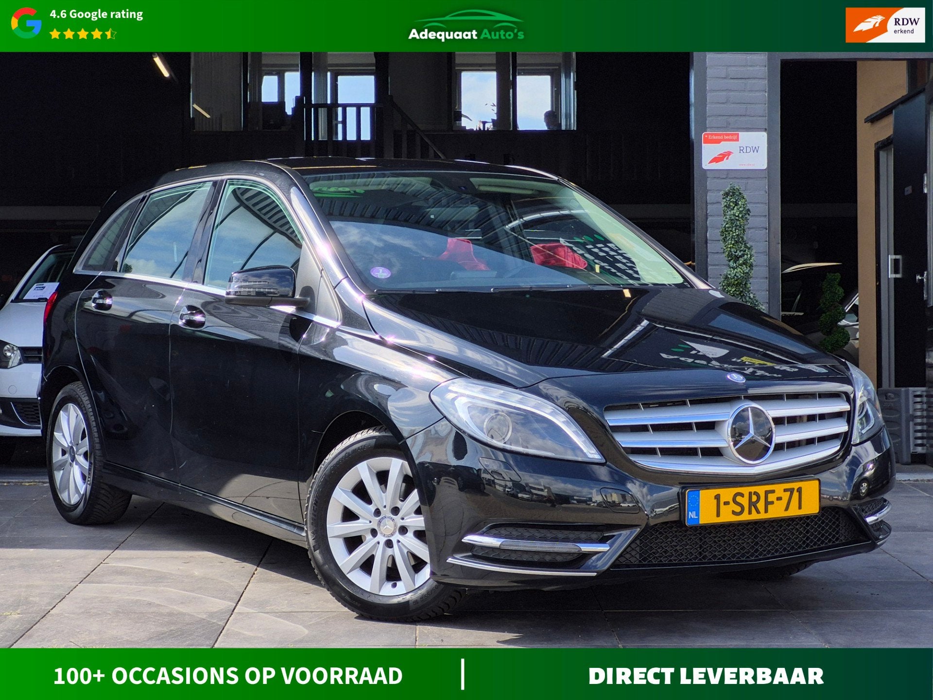 Mercedes-Benz B-klasse 180 Ambition|AUT|PDC|Navi|Trekhaak|, Auto's, Gebruikt, 4 cilinders, Met garantie (alle), Grijs